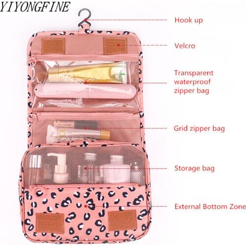 Men And Women Makeup Travel Bags Bathroom Washing Classification Hanging Bag Toiletries Bag Packing Cube Travel Accessories