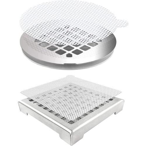 25pcs Drain Hair Catcher Mesh Disposable Shower Stickers Sink Filter Drain Shower Filter Water Stopper Mesh Sink Strainer