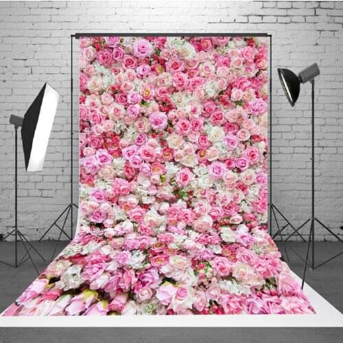 5*7Feet Flowers Wooden Plank Photography Background Party Wedding Christmas Decor Baby Photo Backdrop Studio Supplies Props