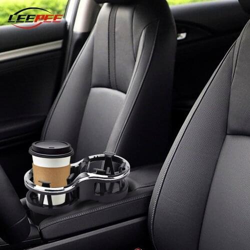 Car Coffea Cup Stand Holder Drinking Water Bottle Bracket Storage Box Case Tools Free Adjustable Kit Auto Accessories Organizer