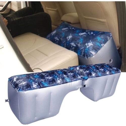 Car Travel Mattress Car Back Seat Gap Bed Pad Inflatable Air Mattress Self-driving Rear Seat Rest Air Bed Cushion Car Accessory