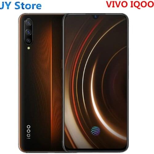 Authorized vivo celular iQOO Mobile Phone Android 9 Snapdragon 855 NFC Type-C 4000mAh 44W Fast Charge Cool 4D Game Cellphone