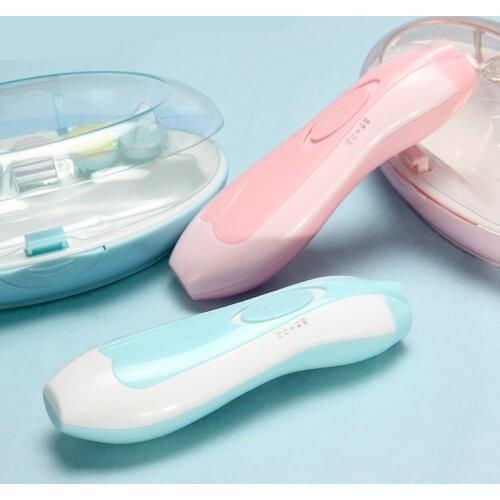 Electric Safe Nail Clipper Cutter WITH LED LIGHT Baby Nail Trimmer Manicure Pedicure Clipper Cutter Scissors TOOL SET