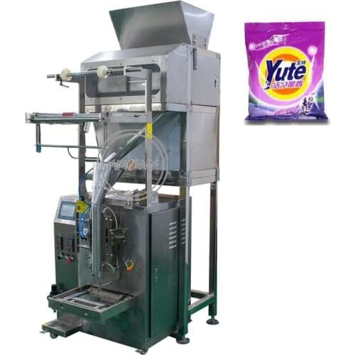 2 Head electronic weighing scale automatic 1kg peanut tea packaging granule packing machine
