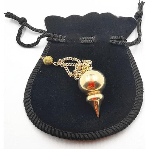 Reiki Healing Spiritual Wicca Women Men Amulet Screw Shape Pendule Radiestesia Metal Charm Jewel Pendulum For Dowsing Divination