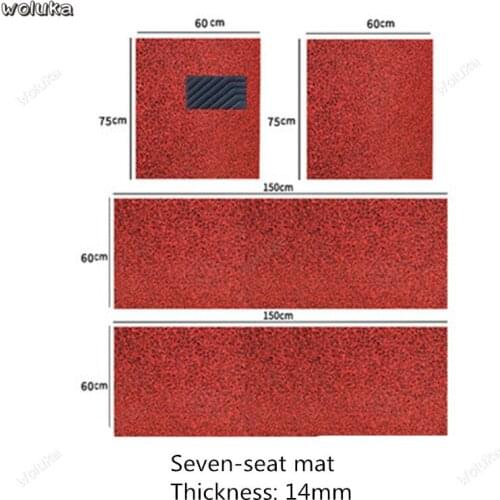 Car mats universal easy to clean wire ring can be cut car mat car carpet truck waterproof four seasons universal CD50 Q04