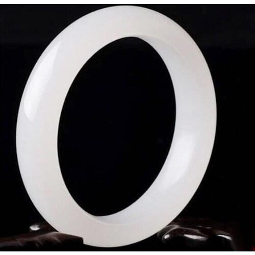 Natural Real White stone Bangles Stone Bracelet Free Shipping
