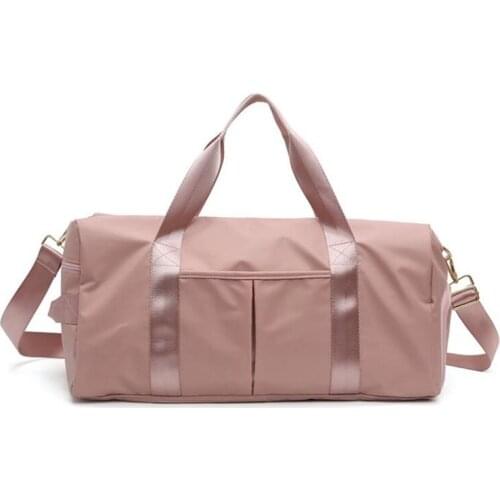 2020 Cheap Sequins Black Gym Bag Women Shoe Compartment Waterproof Sport Bags for Fitness Training Yoga Bolsa Sac De Sport