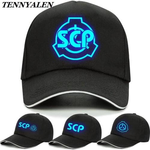 2020 new The Foundation cosplay SCP role-playing props urban legend COS baseball cap adult hat high-quality luminous effect cap