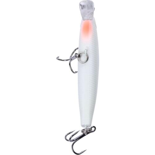 Luminous Night Bait Minnow Bait Hard Bait with Hook 8.2cm 8g