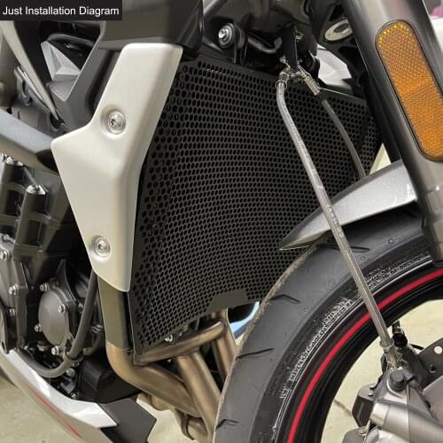 TAORIDER-MOTO Radiator Grille Guard Cover Protector For Street Triple 765 R / S / RS 765R 765S 765RS 2017 2018 2019 2020 2021