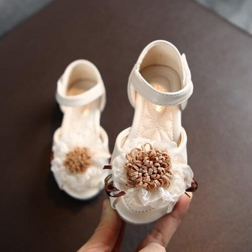 TELOTUNY sandals Toddler Kids Baby Girls Lace Floral Party Leather Princess Shoes Cute Beach Sandals children sandals girls Jun