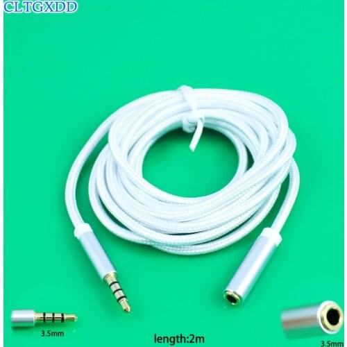 Cltgxdd Earphone Extended Cable 3.5mm Male To Female Audio Extension Cord Headphone Lengthen Line Headset Adapter For PC Laptop