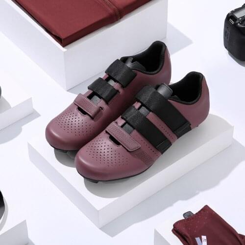 Santic Men Women Mountain Road Velcro Buckle Self-Locking Road Competition Cycling Shoes Bicycle Bike Unisex Shoes