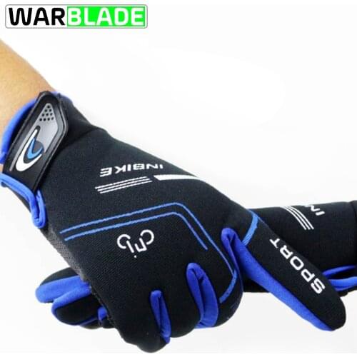 WarBLade Cycling Gloves Full Finger Mens Sports Breathable Anti-Slip Mountain Bike Bicycle Gloves Guantes Ciclismo 980