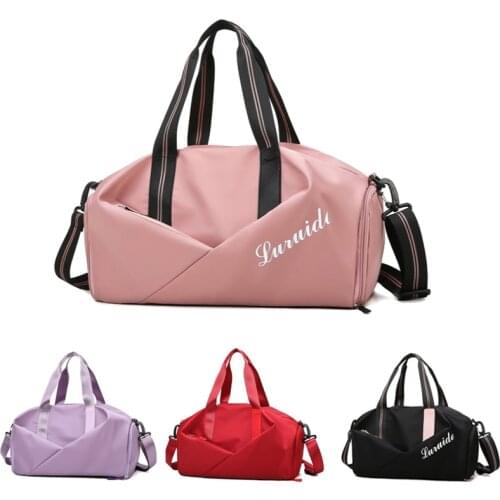 Sports Fitness Bag Women’s Dry Wet Separation Shoes Training Yoga Bag Large Capacity Hand Luggage For Short Distance Travel Bag