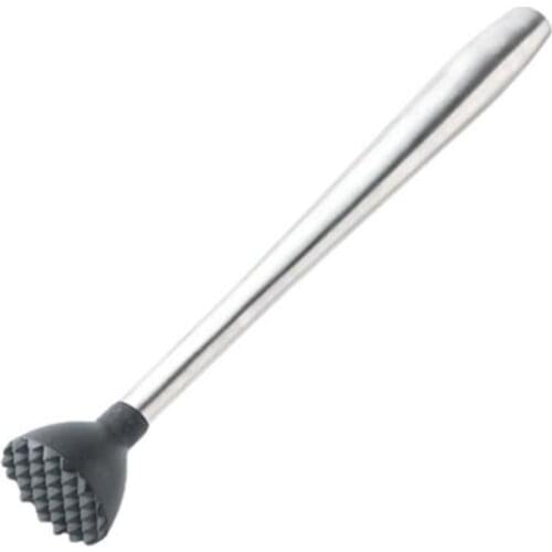 23.8cm Long Stainless Steel Cocktail Muddlers Durable Muddler Professional Bar Tool Mashes Fruits, Herbs and Spices for Cocktail