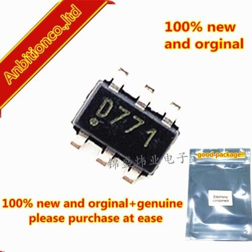 5pcs 100% new and orginal DAC7571IDBVR DAC7571IDBVT silk-screen D771 SOT23-6 +2.7 V TO +5.5V I2C INTERFACE, VOLTAGE OU in stock