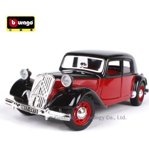 Bburago 1:24 Classic car simulation alloy car model crafts decoration collection toy tools gift