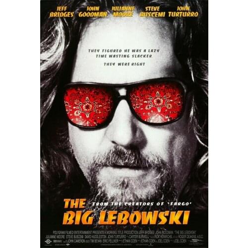 The BIG Lebowski Movie Art Film Print Silk Poster Home Wall Decor 24x36inch