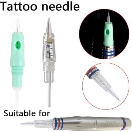 100pcs Screw 1RL 3RL Tattoo Needle Microblading Cartridge Needle for Charmant Device Permanent Makeup Machine Pen Tattoo Machine