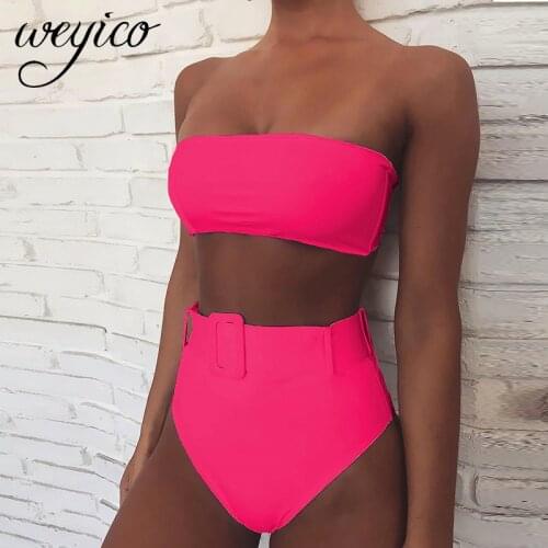 Swimwear women Micro Bikini Set Push Up Two Piece bandeau Swimsuit Female Sexy Animal Bikinis Thong Leopard Beach wear Biquini