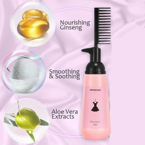 3 Sec Straight Hair Cream Hair Straightening Protein Treatment 1 Step Protein Smoothing Professional Results Straighir RP