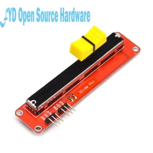 Hot Electronic Block 10K Sliding Slider Potentiometer Module For MCU For ARM for arduino Other Single Chip Micro Wholesale