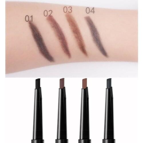 MIXDAIR Stereo Double-Head Eyebrow Pencil Anti-Sweat And Non-Dizziness Automatic Rotation Eyebrow Makeup Beauty Tool #T