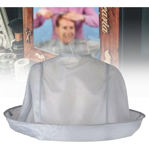 Hair Cutting Cloak Trimming Salon Barber Adult Foldable Cover Umbrella Cape Home Stylists Haircut Tool Professional Hairdressing