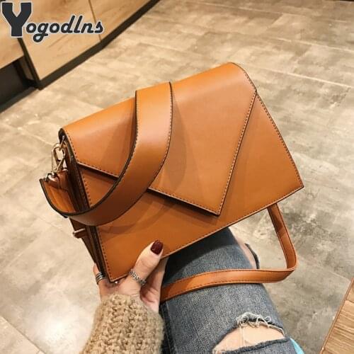 Luxury Brand Female Flap Square Bag High Quality PU Leather Womens Designer Handbag and Purse Fashion Shoulder Messenger Bags