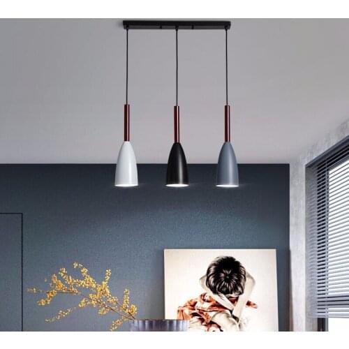 Nordic iron cottage living decor kitchen chandeliers modern led chandelier luzes de teto lampes suspendues ventilador de techo