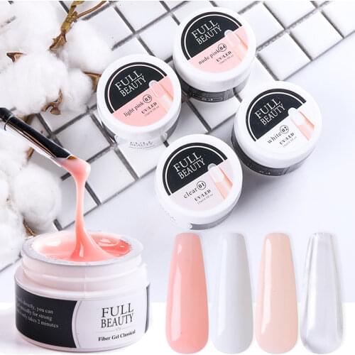 UV Gel Nail Poly Glue Nail Extension Quick Building 15ml UV LED Gel Nail Form Tip Polish Nail Varnish Tool SA1623-1