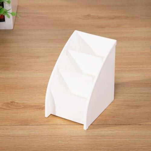 W3JE Creative Curved Staircase Desktop Sundries Multi-Partition Storage Box Arrangement Organizer Holder Case Multifunction