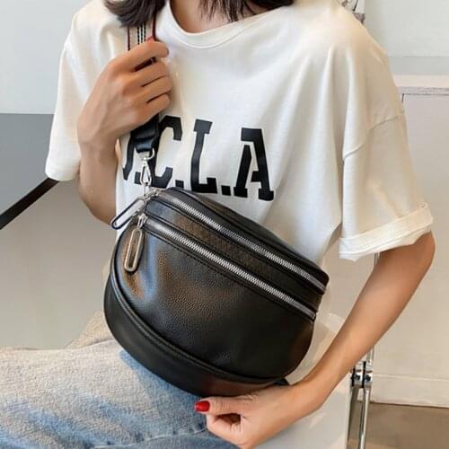 Womens Bag High Quality Soft Leather Women Handbags Designer Semicircle Saddle Bag Fashion Luxury Ladies Shoulder Messenger Bag