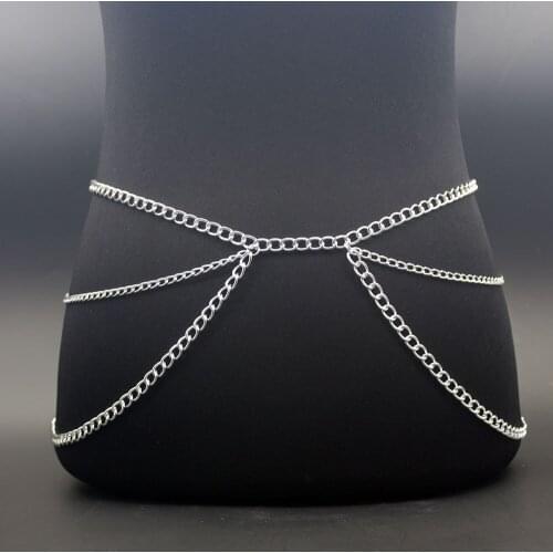 Fashion Multilayer Belly Chain Belt Beach Waist Chain Simple Sexy Body Chain Women Trendy Boho Body Jewelry