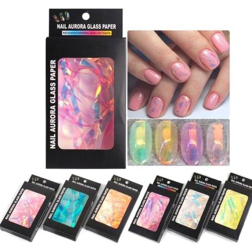 1 Case Aluminum Foil Nail Glitter Gorgeous Reflective Flakes Irregular Thin Chrome Powder Pigment Nail Art Decor Manicure