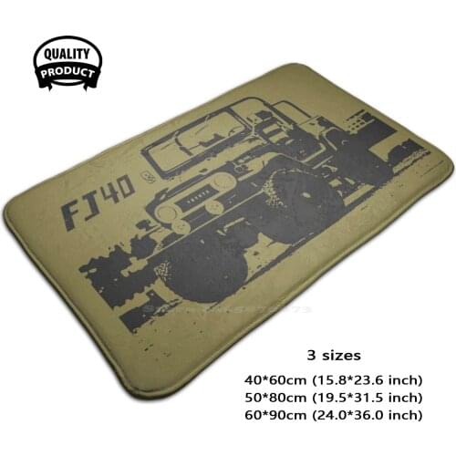 1971 Land Cruiser Fj40 3D Soft Non-Slip Mat Rug Carpet Foot Pad Fjcruiser 4X4 Jdm Suv Land Cruiser Fj40 Land Cruiser Nature