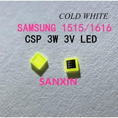 200pcs samsung LED LCD Backlight TV Application LED Backlight 3W 3V CSP 1515 Cool white LCD Backlight for TV TV Application