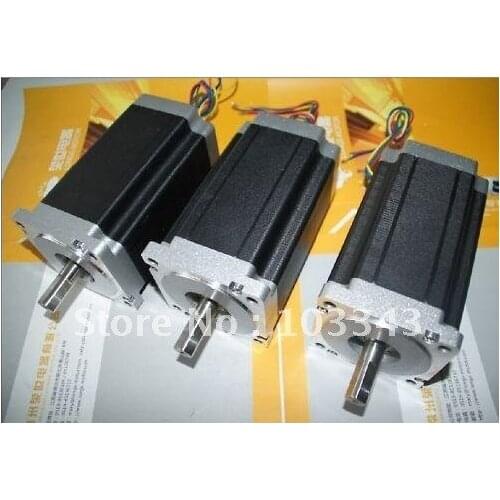 3pcs Nema34 stepper motor 930oz.in 3.5A 113Length bipolar 4wiresCNC MILL/Router--longs motor
