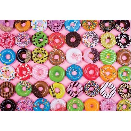 JMINE Div 5D Donuts Food Sweet Full Diamond Painting cross stitch kits art High Quality Scenic 3D paint by diamonds