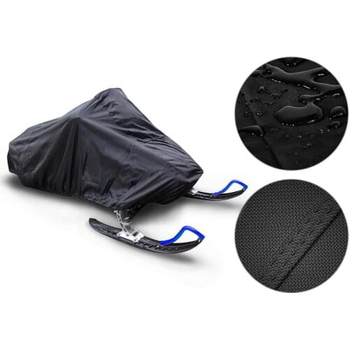Snowmobile Cover Waterproof Dust Trailerable Sled Cover Storage Anti-UV All-Purpose Cover Winter Motorcyle Outdoor 145*51*48cm