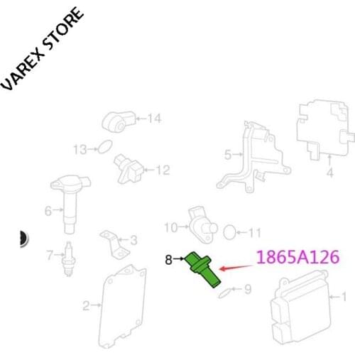 Crankshaft position sensor for Mitsubishi Outlander OEM:1865A126
