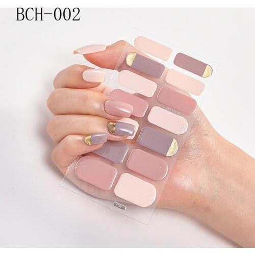 Lamemoria 1sheet Flowers Glisten Nail Sticker Nail Wraps Full Cover Nail Polish Stickers DIY Self-Adhesive Nail Art Decoration