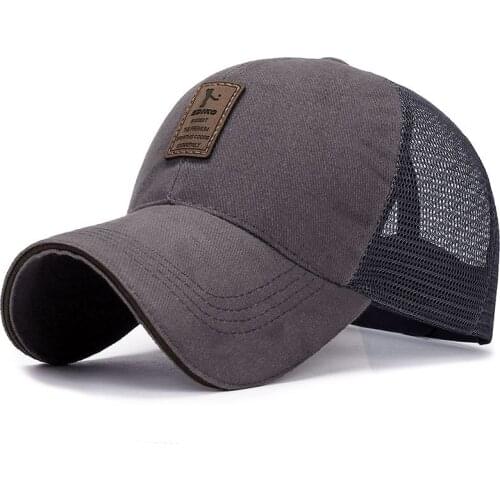 Summer Baseball Cap Mesh Cap Men Women Bone Snapback Trucker Cap Solid Dad Hat Casual Men Caps