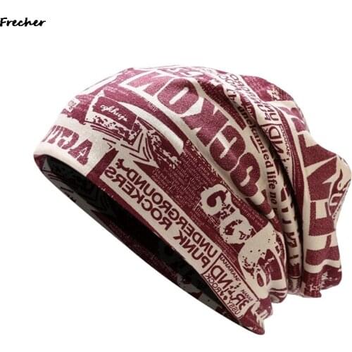 Fashion Beanie Skullies Letter Casual Cotton Hat Letter Warm Head Cap For Spring Autumn Bone Women Men Sleeve Beanie Cap