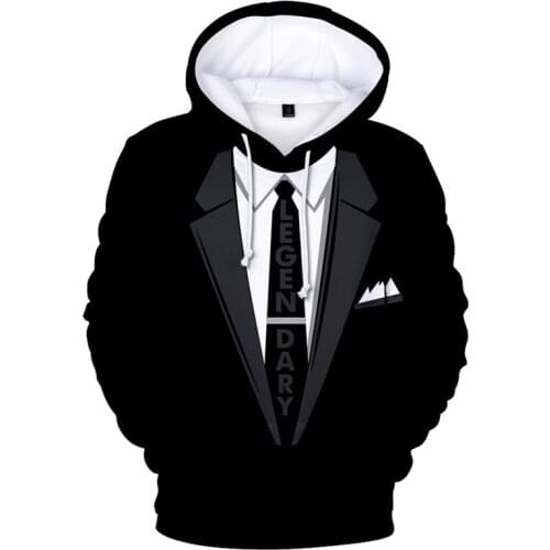 Mens brand Blazer Suit 3D Print Hoody Sweatshirts Autumn Winter Long Sleeve Warm Blazer Hoodies Hip Hop Adults and children