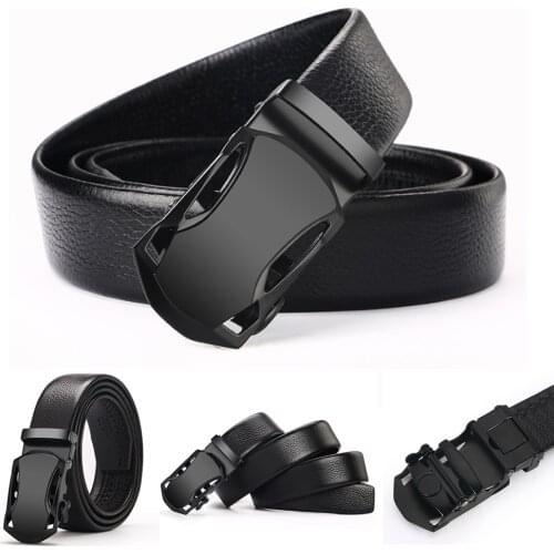 Men Automatic Buckle Leather Casual For Jeans Business Waist Strap Accessories Belt