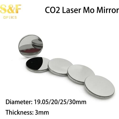 Reflective Mo mirror dia 19.05 20 25 30mm thickness 3mm for CO2 laser engraving cutting machine