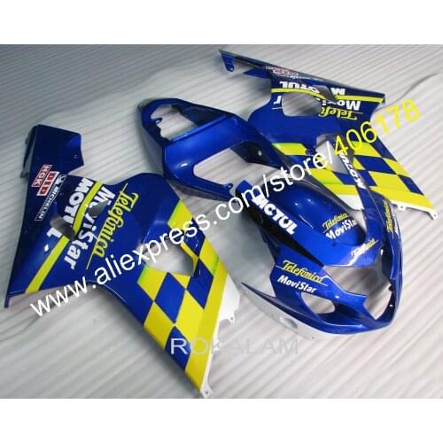 Custom Fairing For Suzuki GSXR 600 750 04 05 GSXR600 GSXR750 2004 2005 K4 GSXR600 Fairing (Injection Molding)